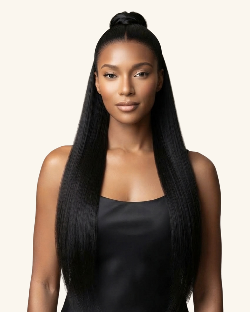 Boardroom Straight Wig — style photo 3