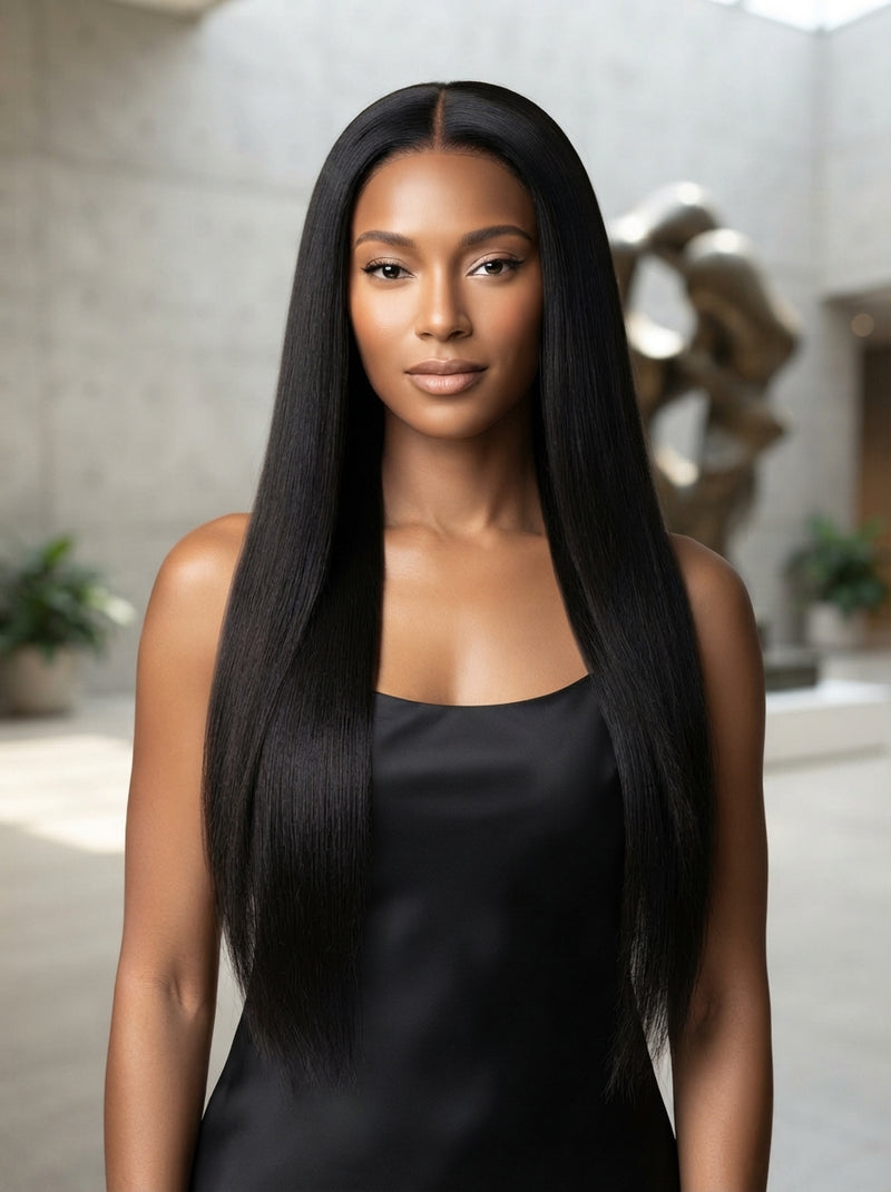Boardroom Straight Wig — style photo 1