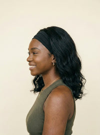 Crown & Texture Body Wave Headband Wig Side