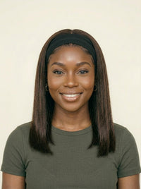 Crown & Texture Boss Babe Wig Bundle Straight Headband Wig