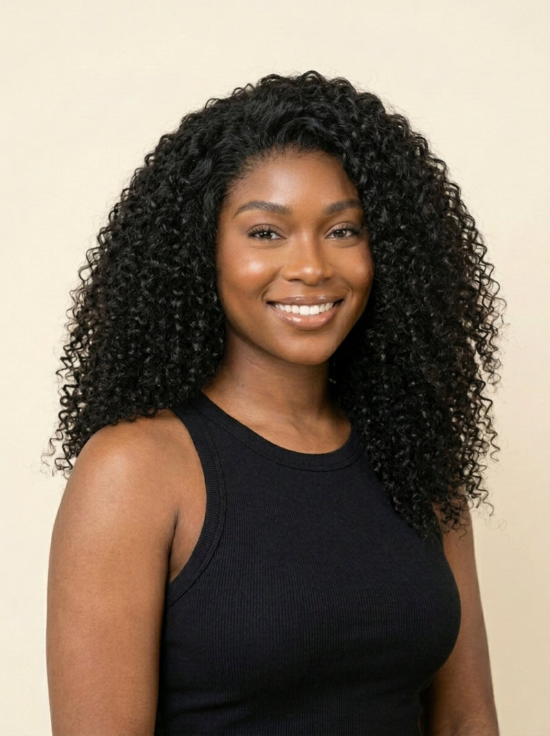 Crown & Texture Crown Restore Curly Polyurethane Medical Wig Front
