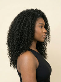 Crown & Texture Crown Restore Curly Polyurethane Medical Wig Side