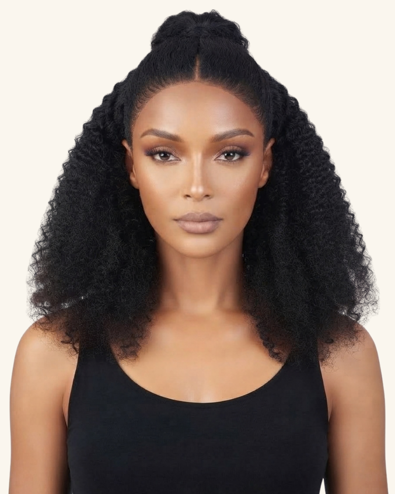 Close-up hairline clip