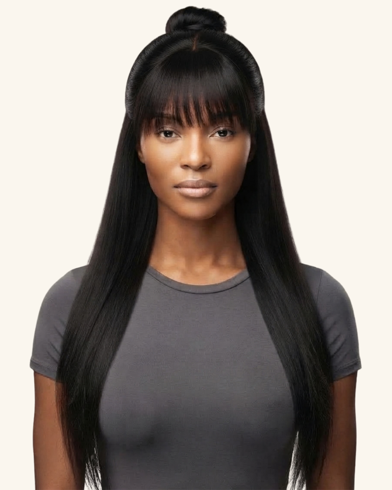 Soft Layered Bang Wig — style photo 3