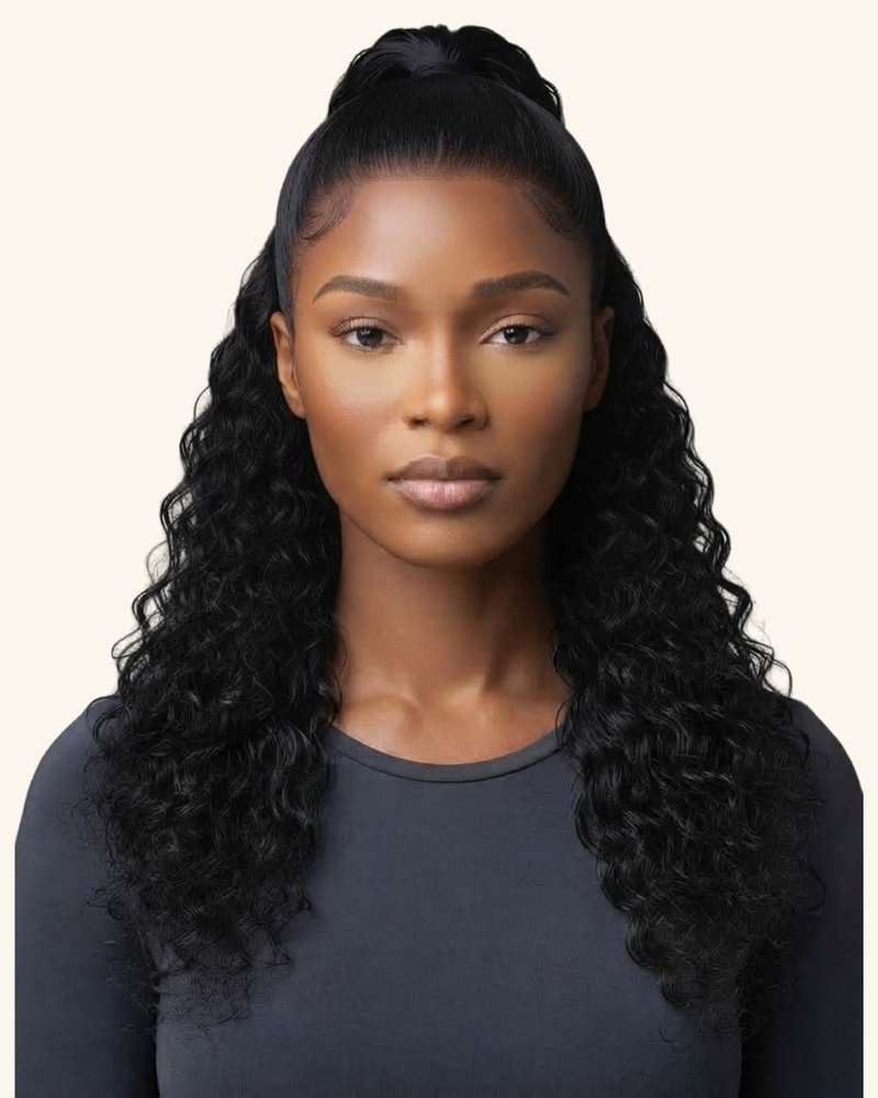 Close-up hairline clip