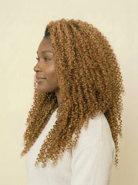 Crown & Texture Kinky Curly Glueless Wig Side