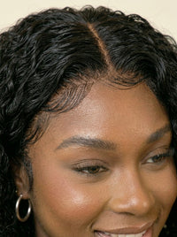Crown & Texture Kinky Curly HD Bob Wig Hairline