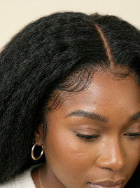 Crown & Texture Kinky Straight Glueless Wig Hairline
