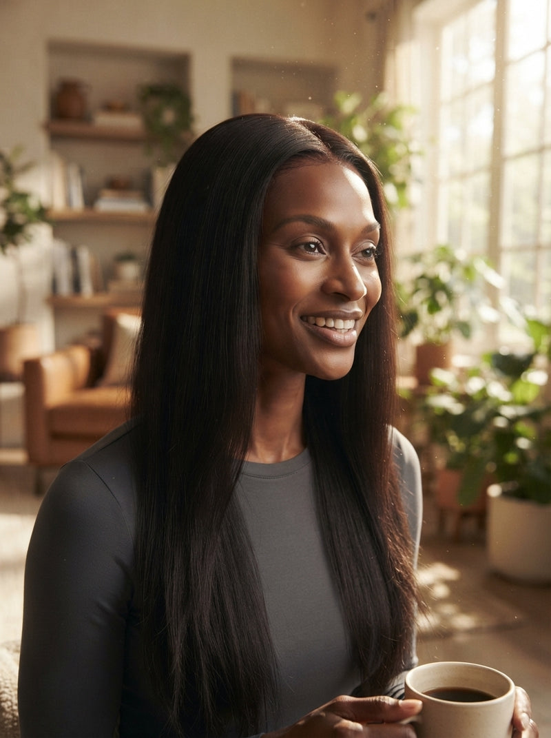 Close-up hairline clip