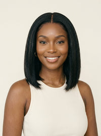 Crown & Texture Luxury Wig Bundle Straight Bob Glueless Wig
