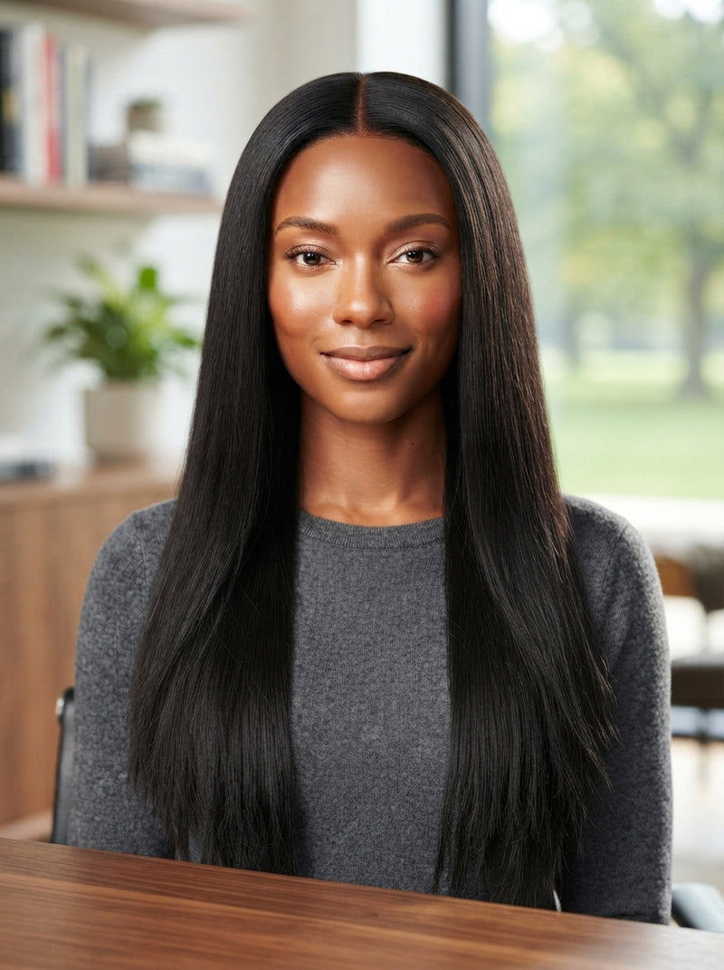 Flawless Straight Wig — style photo 1