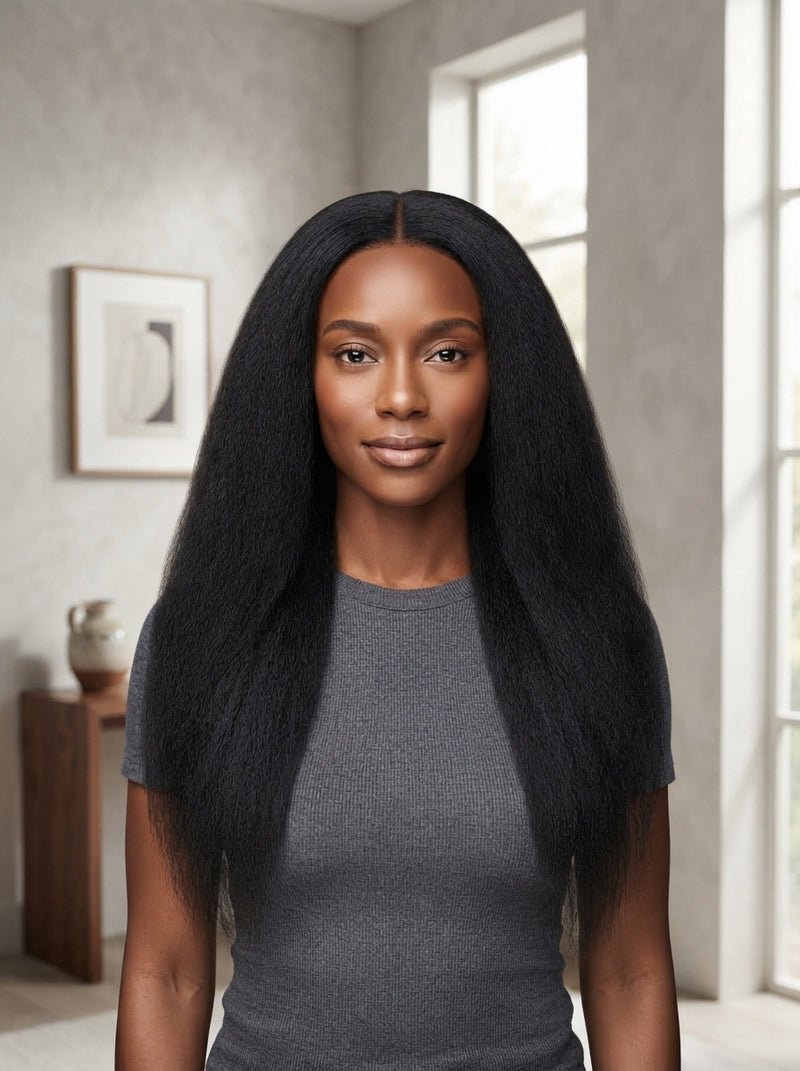 Close-up hairline clip