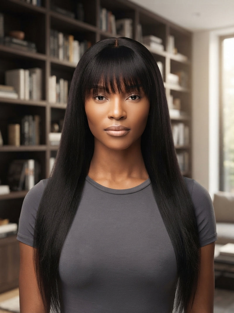 Soft Layered Bang Wig — style photo 1