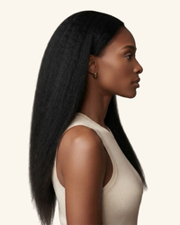 Naturally Crowned Kinky Straight Wig