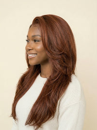 Crown & Texture Straight HD Lace Front Wig Side