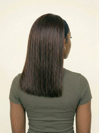 Crown & Texture Straight Headband Wig Back