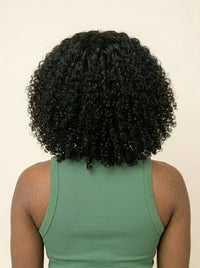 Crown & Texture The Mila — Deep Wave Bob Wig Back