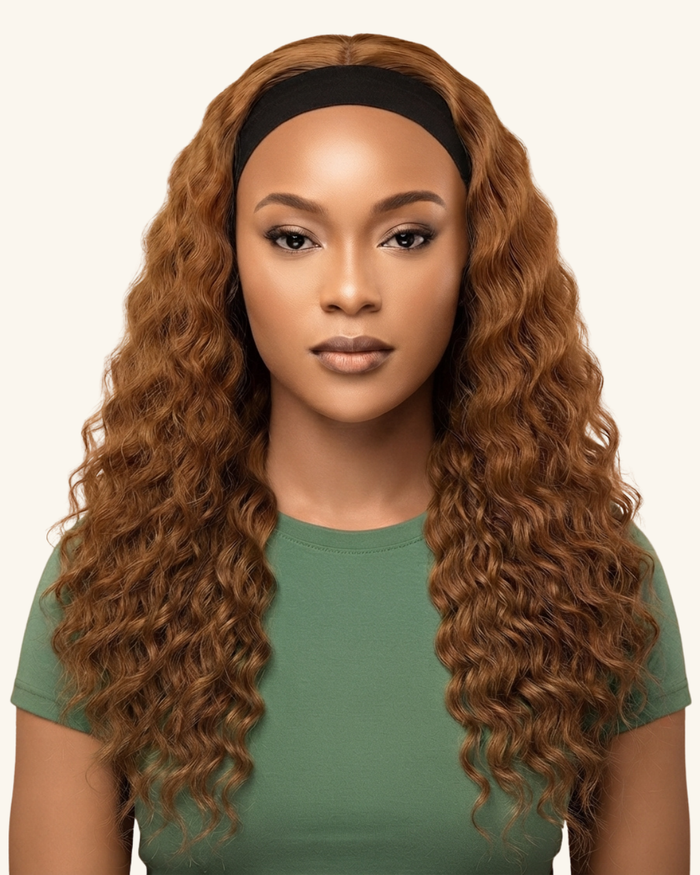 Deep Wave Headband Wig