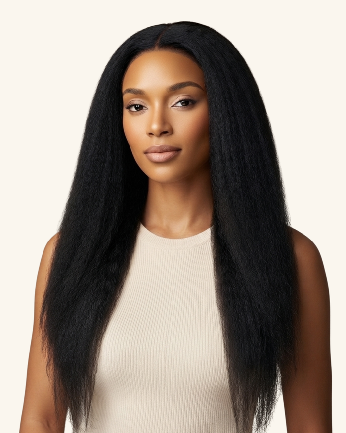 Kinky Straight Crown Wig