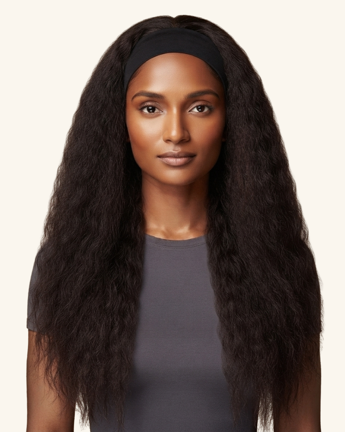 Kinky Straight Headband Wig